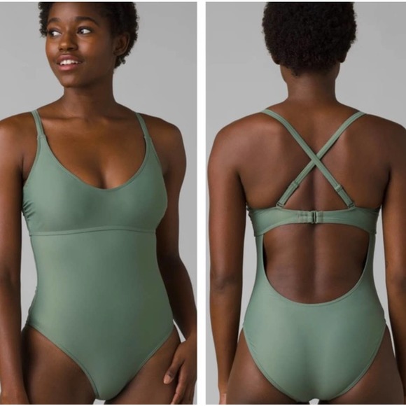 prAna Other - prAna 38D Marina one piece in large olive green NWT